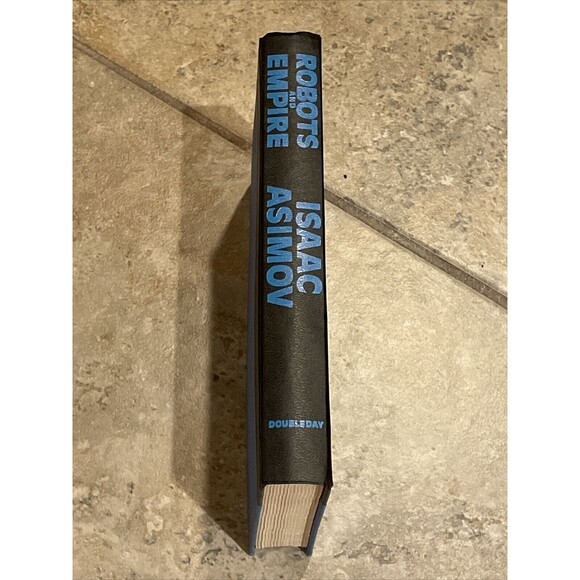 Isaac Asimov Robots and Empire 1985 Doubleday 1st Edition Book Club HCDJ - Picture 10 of 12
